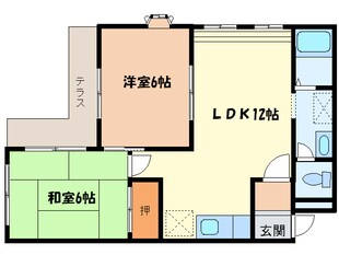 メゾンフジタの物件間取画像